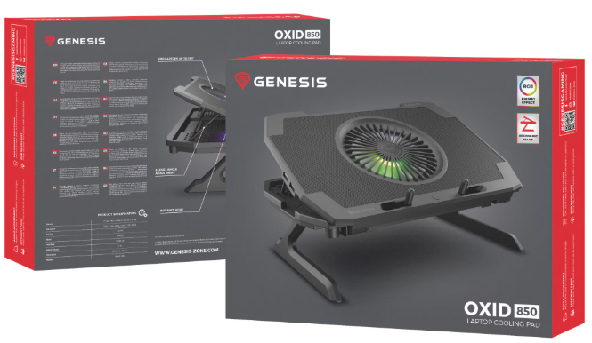 Cooler Laptop GENESIS, RESIGILAT, Cod OXID 850