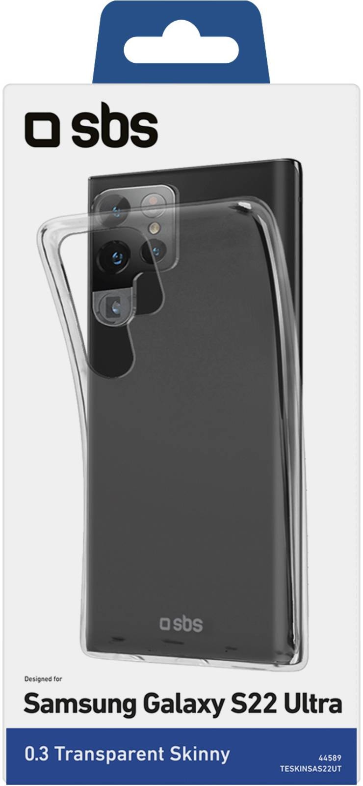 Husa telefon SBS pentru Samsung Galaxy S22 Ultra, Transparenta, SBS Skinny