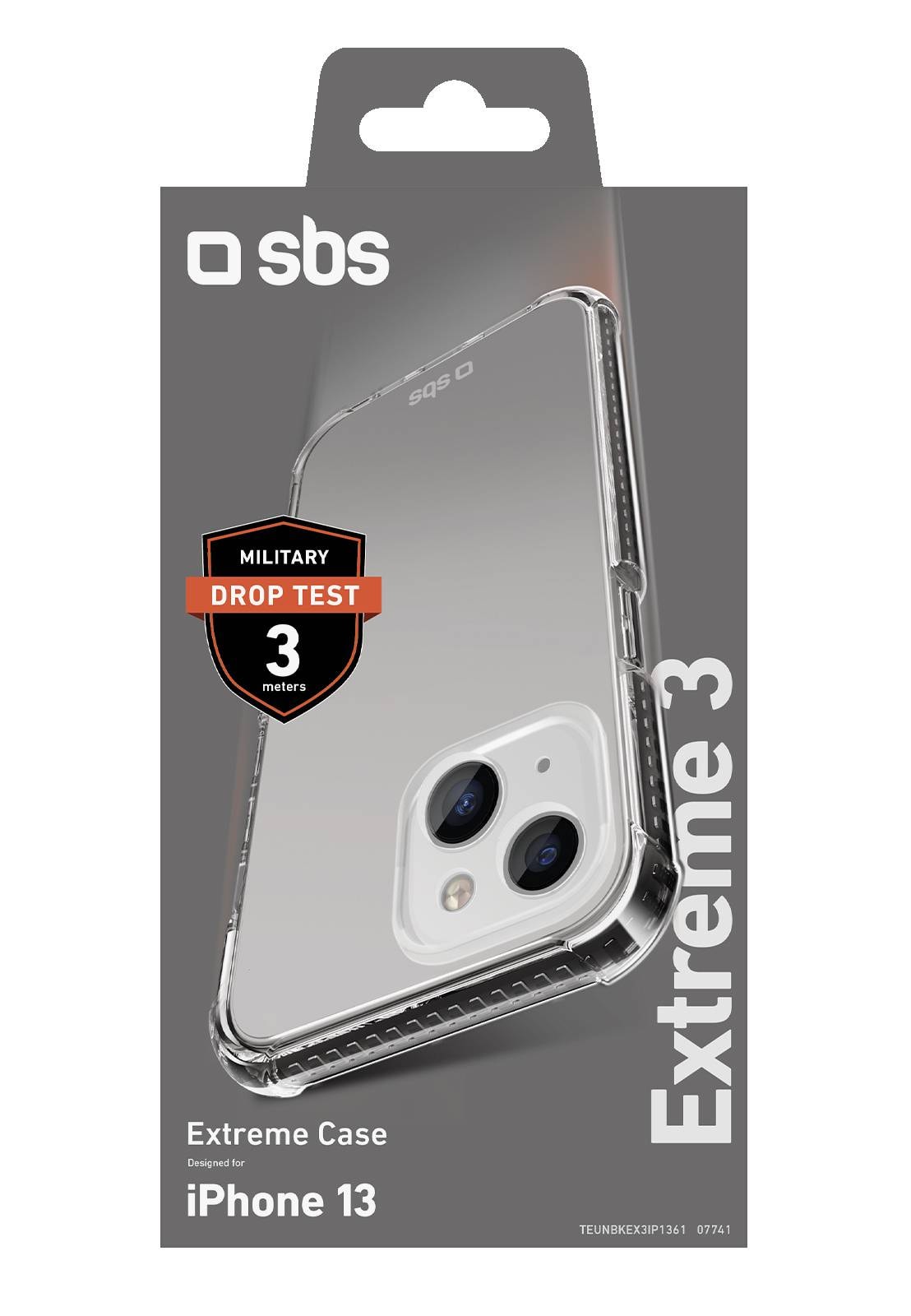 Husa telefon SBS pentru iPhone 13, Transparenta, SBS eXTREME X3