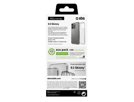 Husa telefon SBS pentru iPhone 13PROMAX, Transparenta, SBS Skinny