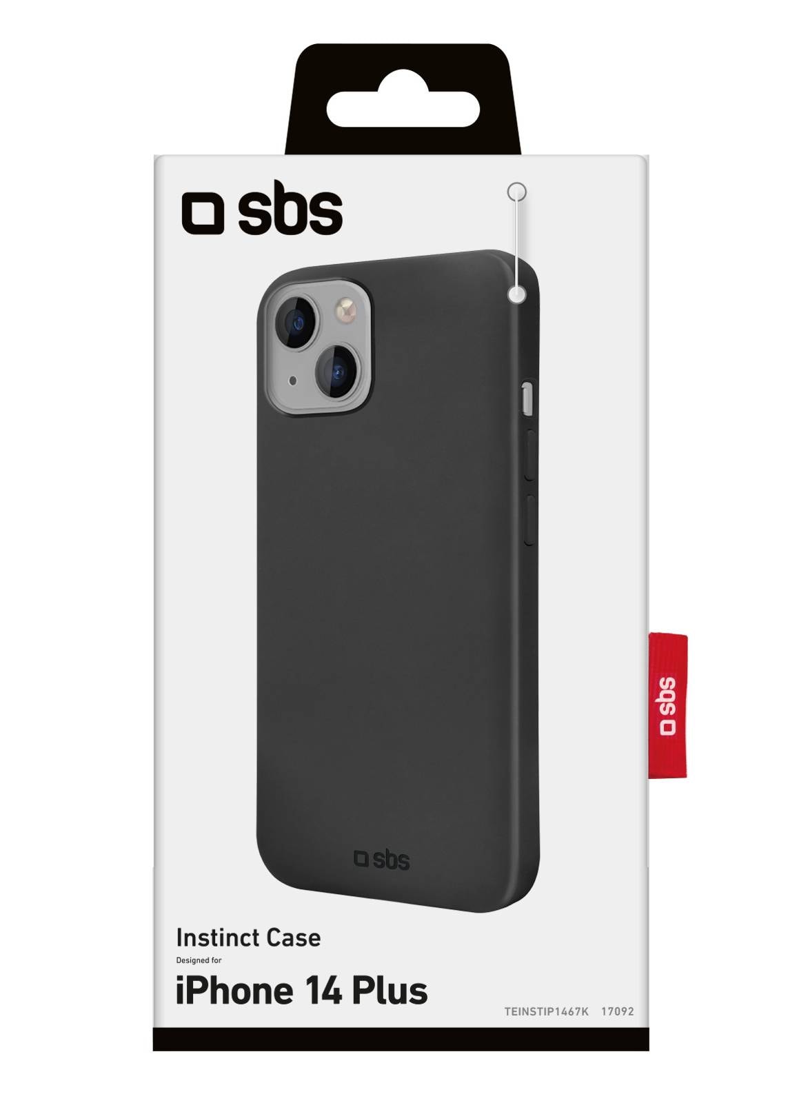 Husa telefon SBS pentru iPhone 14Plus, Neagra, SBS Instinct