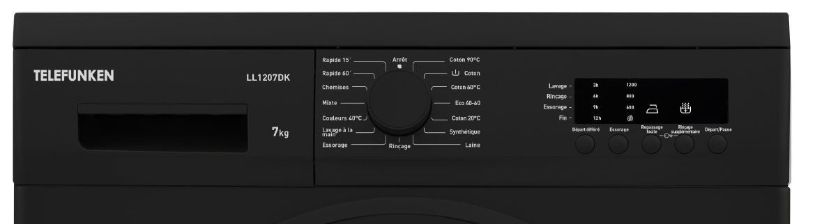 TELEFUNKEN - Mașină de spălat frontală LL 1207 DK