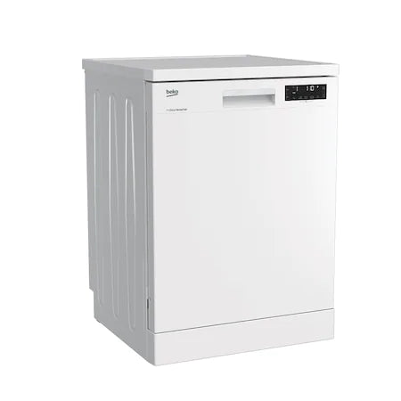 Masina de spalat vase Beko DFN26420W, 14 seturi, 6 programe, Clasa A++, Motor ProSmart Inverter, Display LCD, TrayWash, Alb