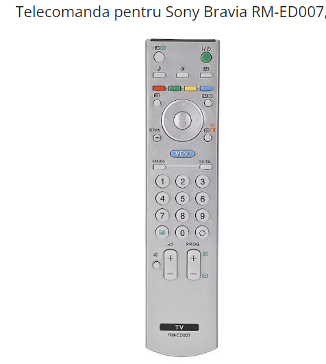 Telecomanda SONY RM-ED007