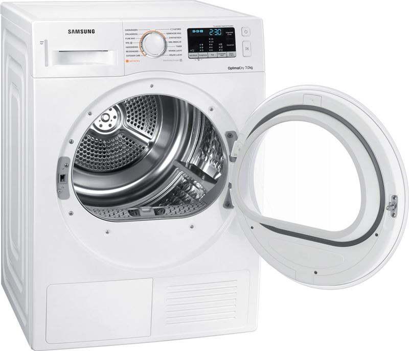 Uscator de rufe Samsung DV70M5020IW/EN, pompa de caldura