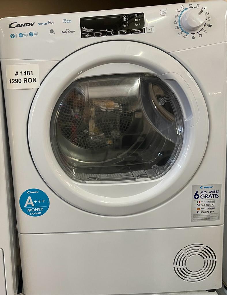 Uscător cu pompă de căldură Candy Smart Pro CSOE H9A3TE-S