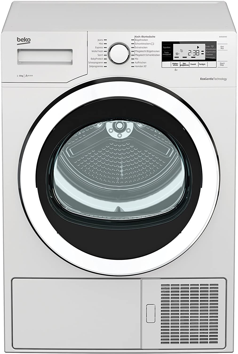 Uscator de rufe , pompa de caldura , Beko DE8535RX0