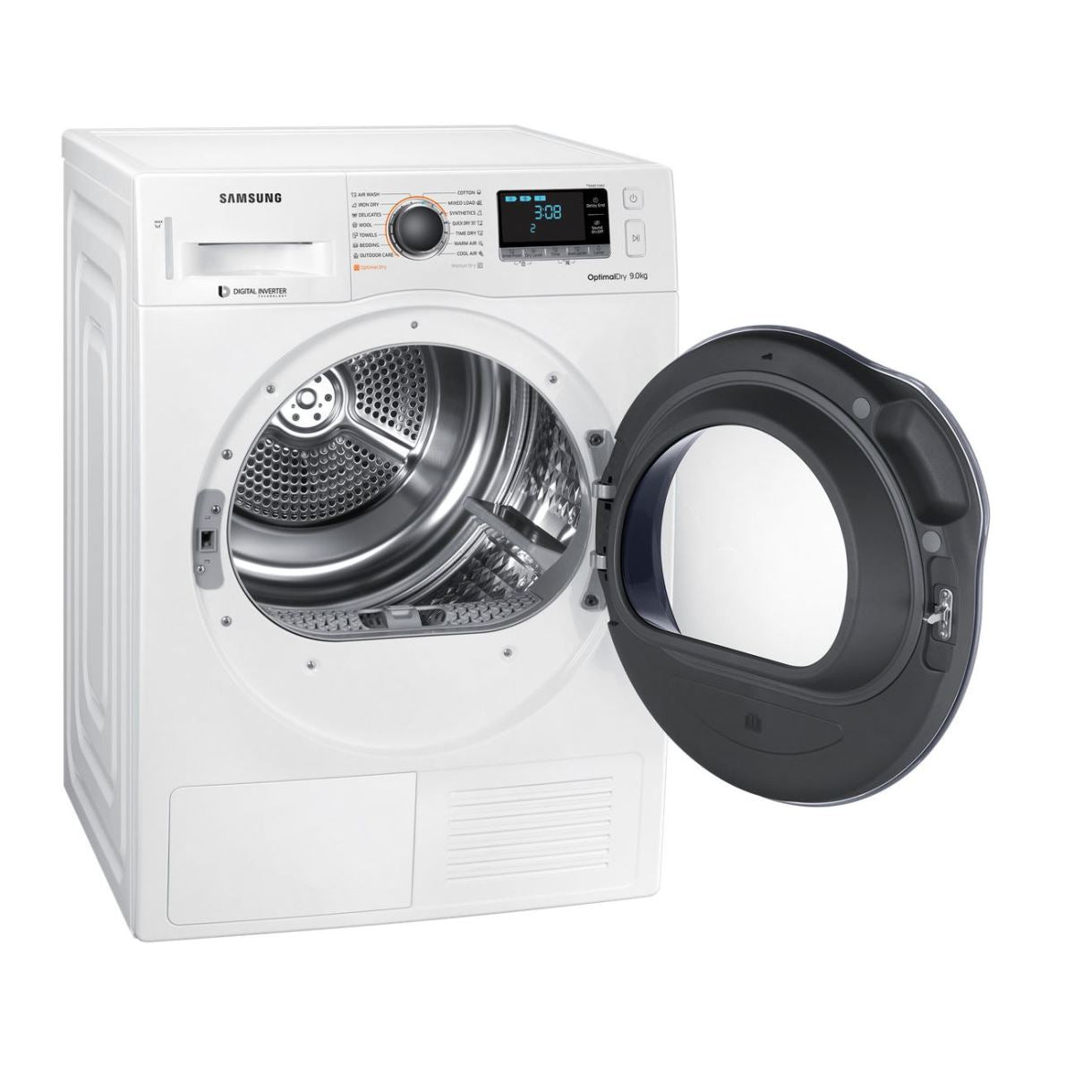 Uscator de rufe SAMSUNG DV90M6200CW/EN, pompa de caldura