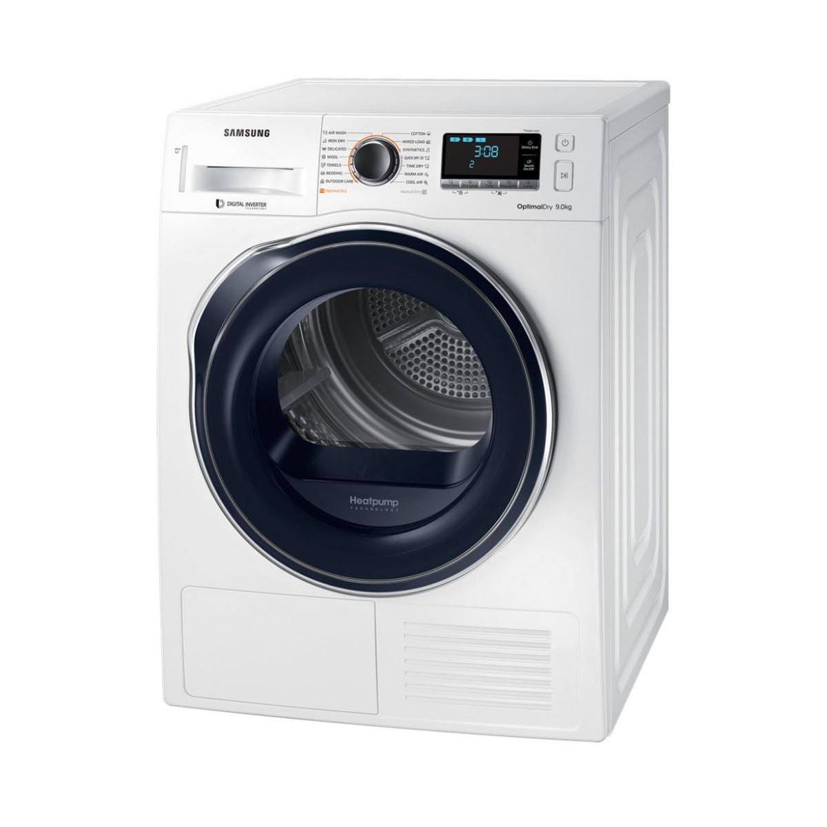 Uscator de rufe SAMSUNG DV90M6200CW/EN, pompa de caldura