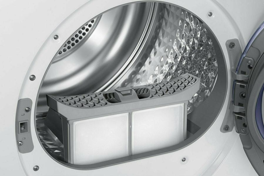 Uscator de rufe SAMSUNG DV90N62632W/EN, pompa de caldura