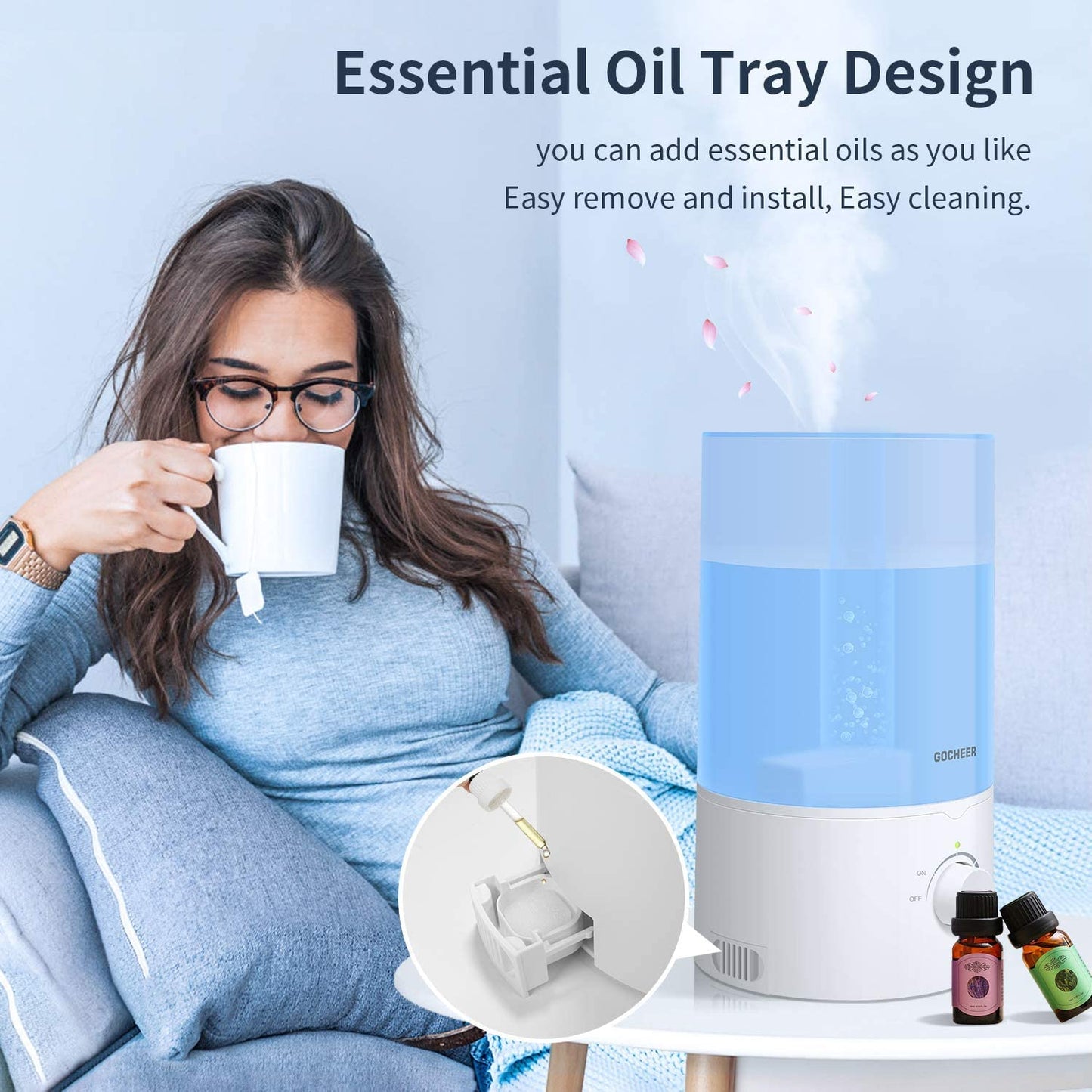 Umidificator , difuzor Gocheer 3.5 L
