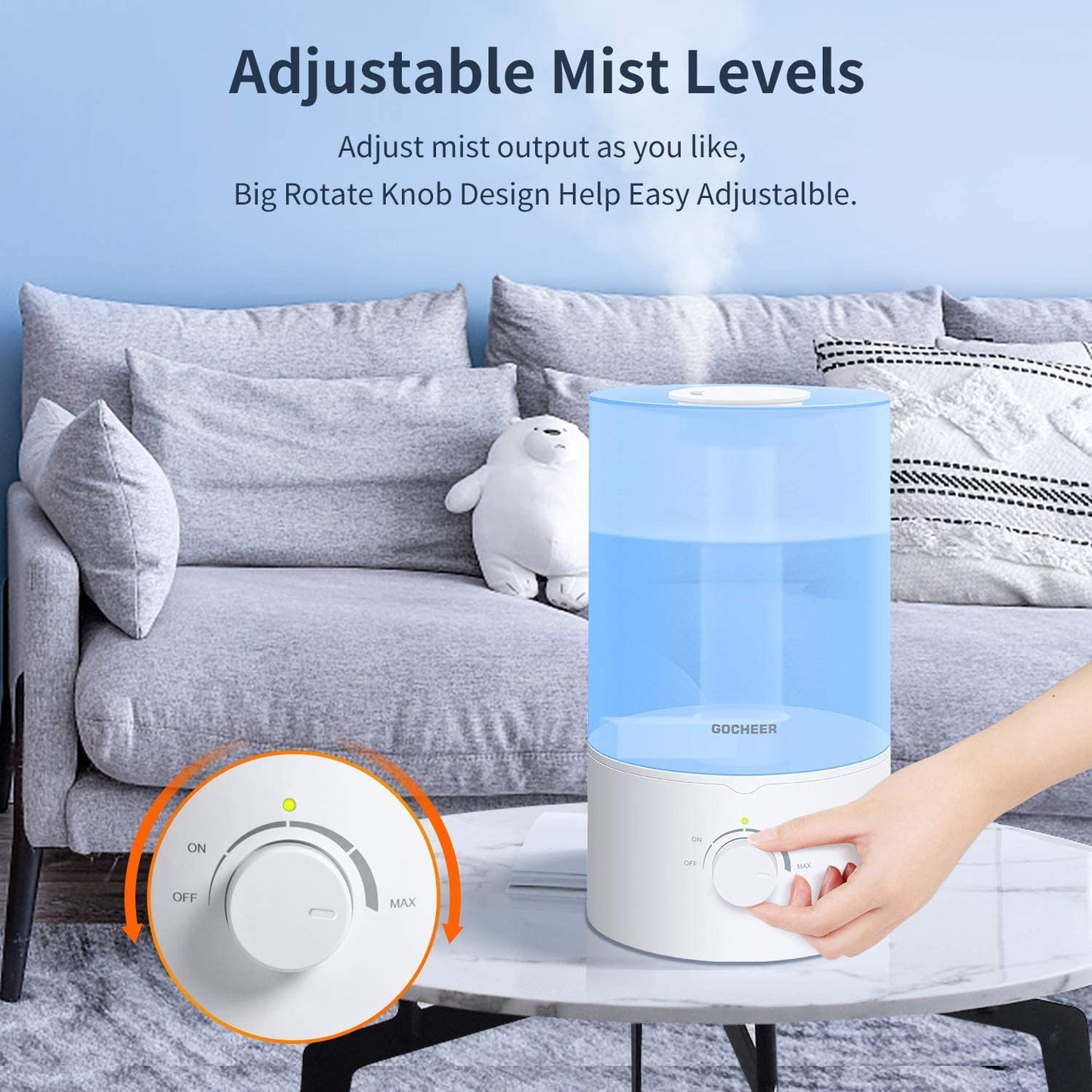 Umidificator , difuzor Gocheer 3.5 L