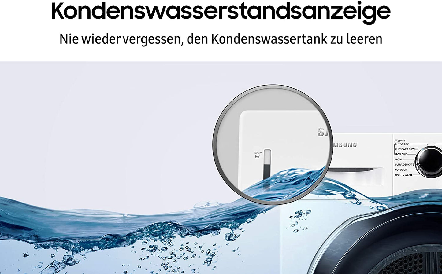 Uscator de rufe , pompa de caldura, Samsung DV80K6010CW A ++