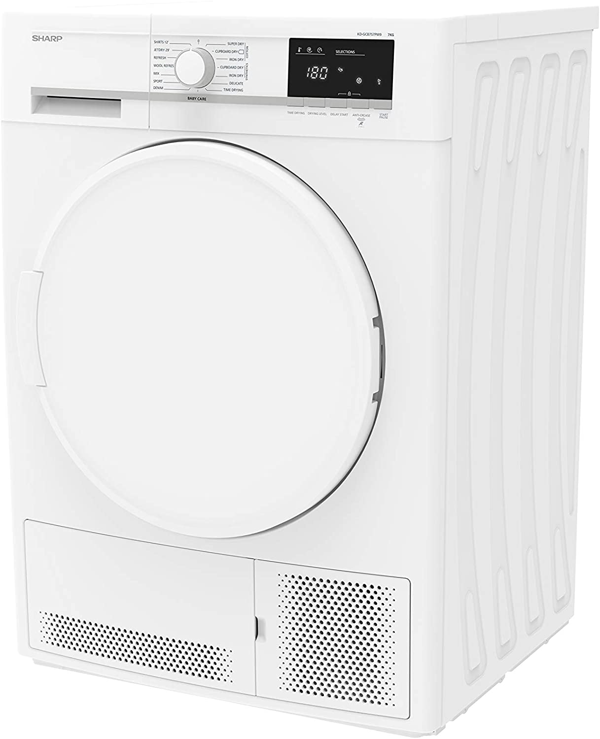 Uscator de rufe, condensare, Sharp KD-GCB7S7PW9-DE