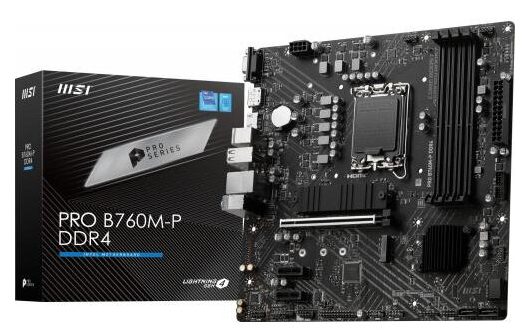 Placa de baza MSI PRO B760-PII, Socket LGA1700, Resigilata