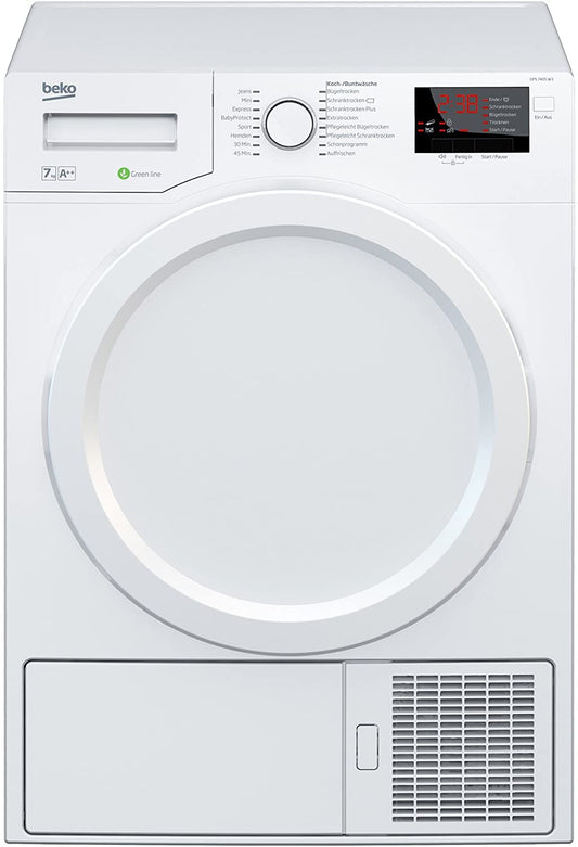 Uscator de rufe, pompa de caldura, Beko DPS 7405 W3