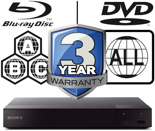 Sony BDP-S6700 4K Upscaling 3D Streaming Blu-Ray Disc Player cu Wi-Fi încorporat + telecomandă + cablu HDMI NeeGo CU/Ethernet NeeGo