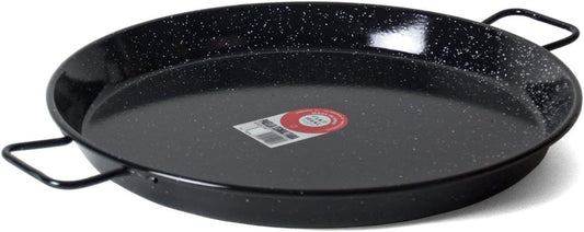 Tigaie Paella Garcima 5020660 Paellera Valenciana Esmaltada 19 personas/ 60 cm, Negro, 77 x 60 x 5 cm